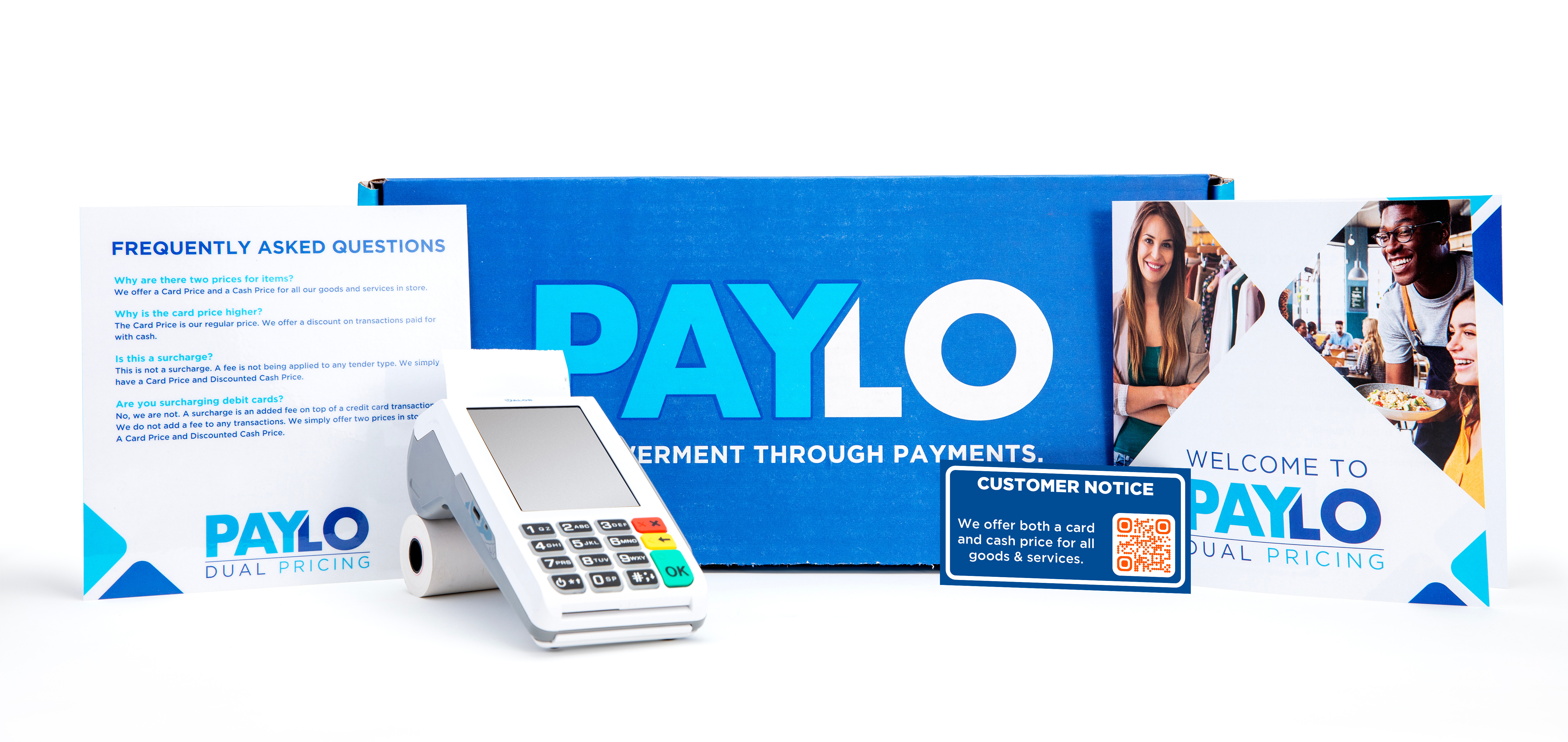 PayLo Dual Pricing welcome kit